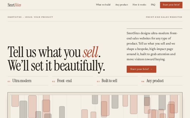 Quiet Press website template
